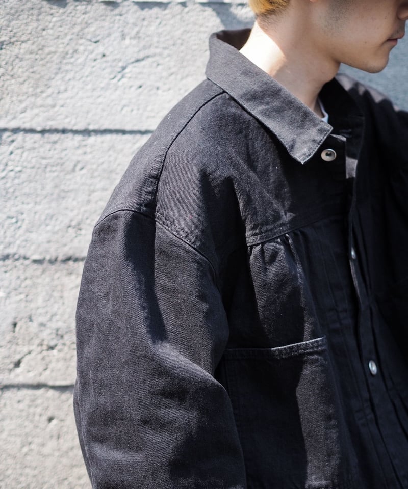 Porter Classic Steinbeck Denim Jacket -Black |