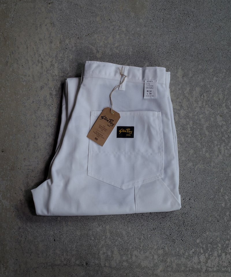 Stan Ray Double Knee Painter Pants White 