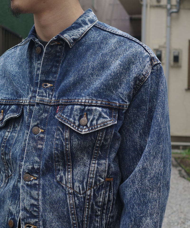 1974//ラメ 90's Levi's 57514-1109 Chemical Wash Denim Jack