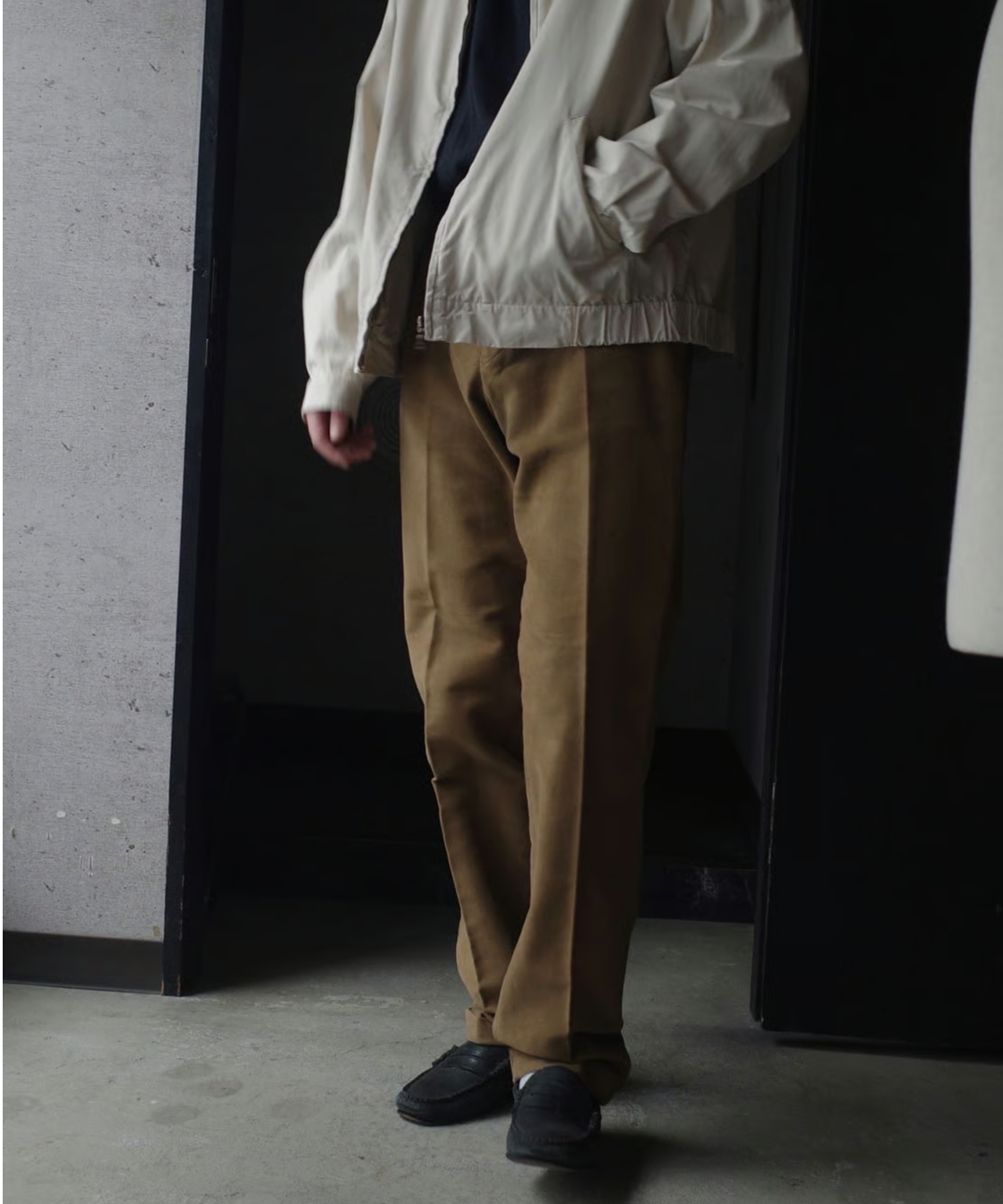 90s EMPORIO ARMANI モールスキン ギミックパンツ　アーカイブ 90-00s Emporio Armani Moleskin Trousers 