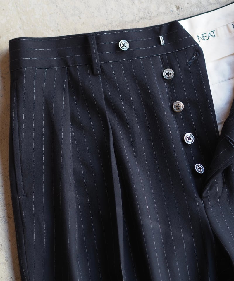 NEAT ウールパンツスタンダードネイビー