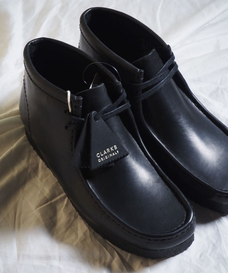 CLARKS WALLABEE BOOT BLACK LEATHER クラークス ワラビー | CLARKS WALLABEE BOOT BLACK LEATHER クラークス ワラビー |