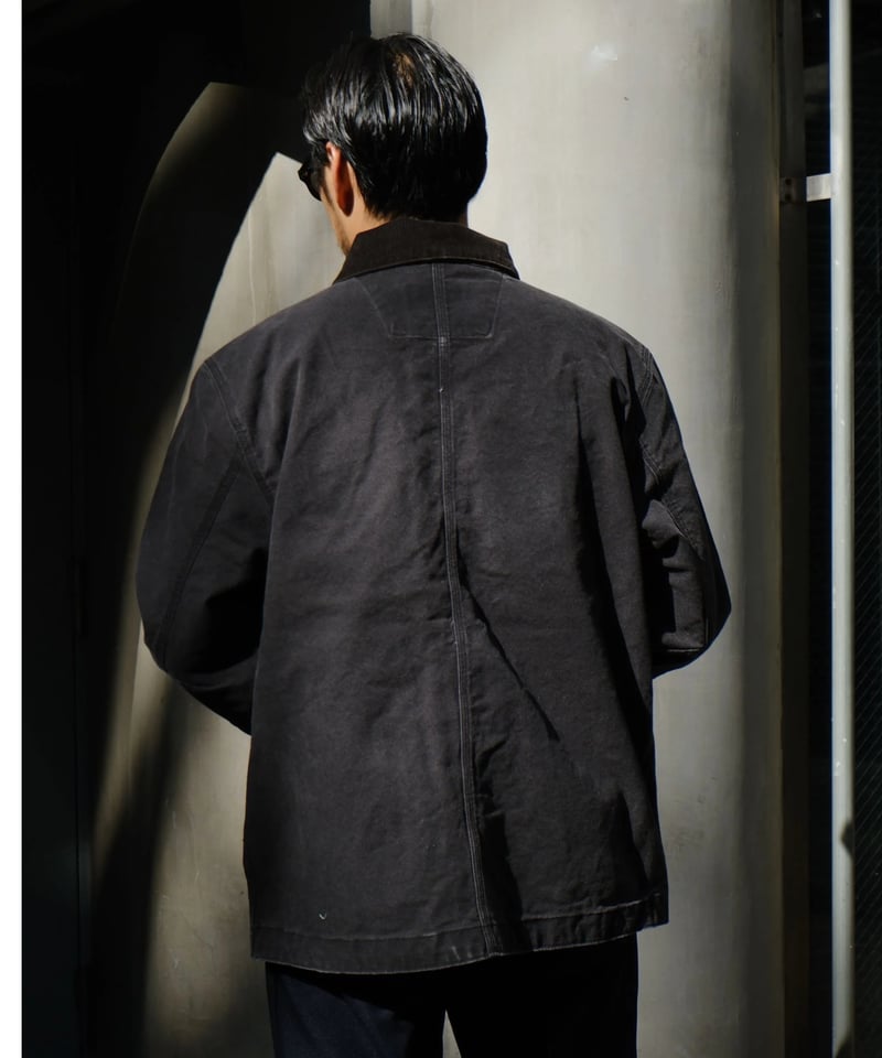 Carhartt Aged Duck Unlined Chore Coat -Black |