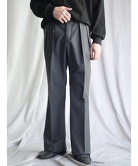 NEAT Wool Poplin Flare -Gray