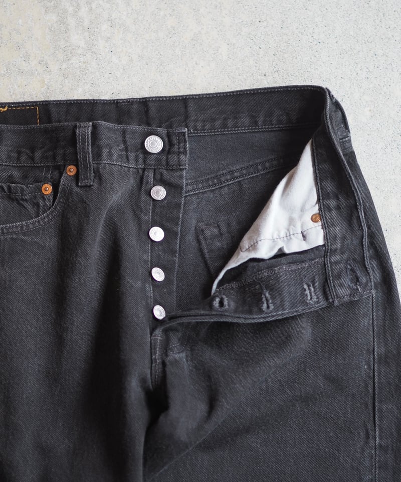 【雰囲気◎】Levi's 96年製 501 USA製 ブラック W38 雰囲気◎】Levi's 96年製 501 USA製 ブラック W38