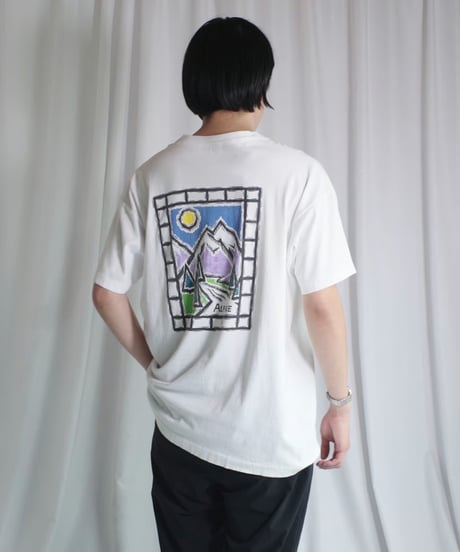 Various White Design Tee -27 Made in USA
