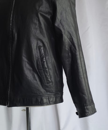 DKNY Leather/Nylon Reversible Jacket