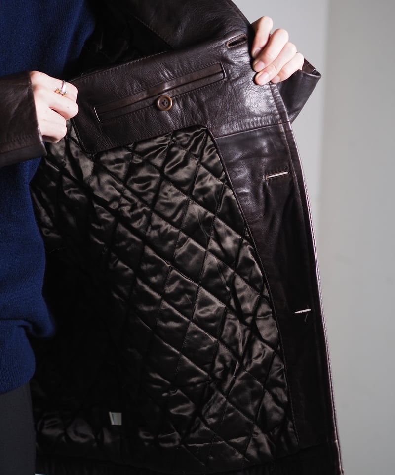 Old GAP Leather Car Coat -11 | DAMAGEDONE 2nd