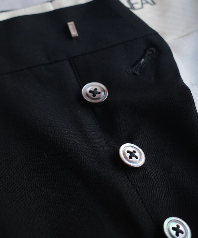 NEAT Wool Poplin Wide -Black | DAMAGEDONE 2nd