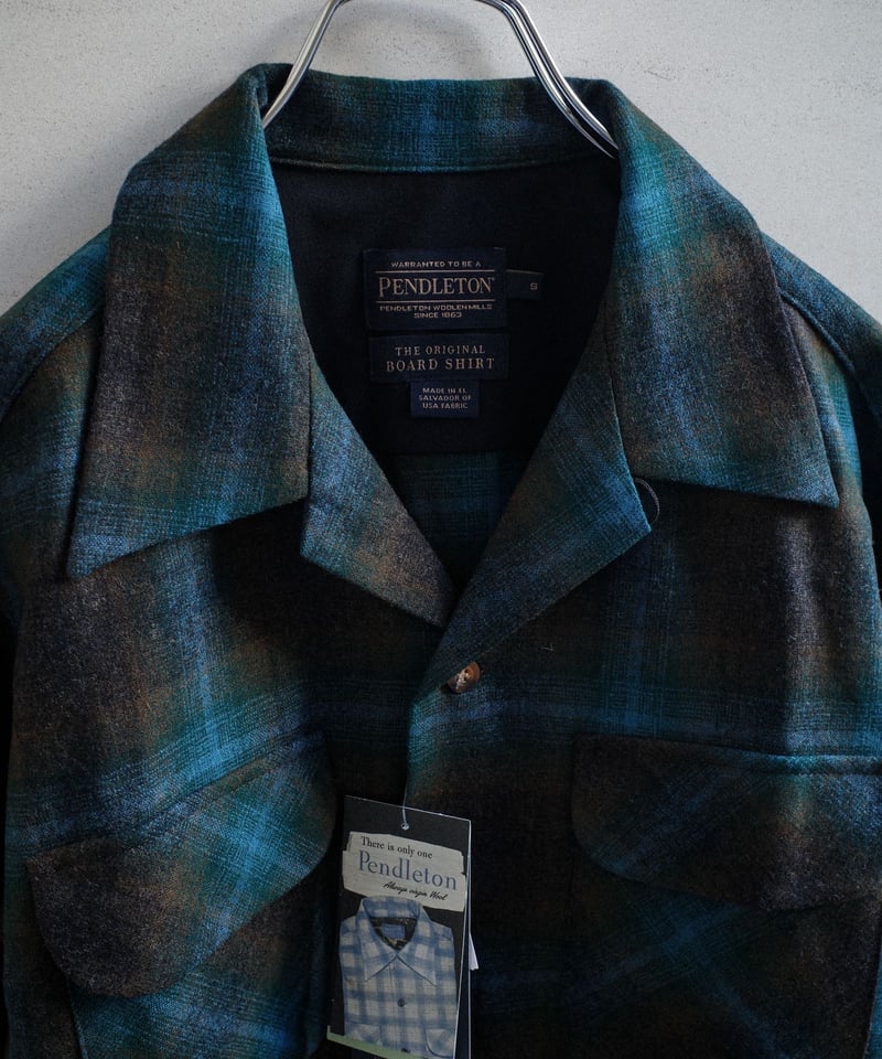 Pendleton Board Shirt Teal/Charcoal Ombre | DAM