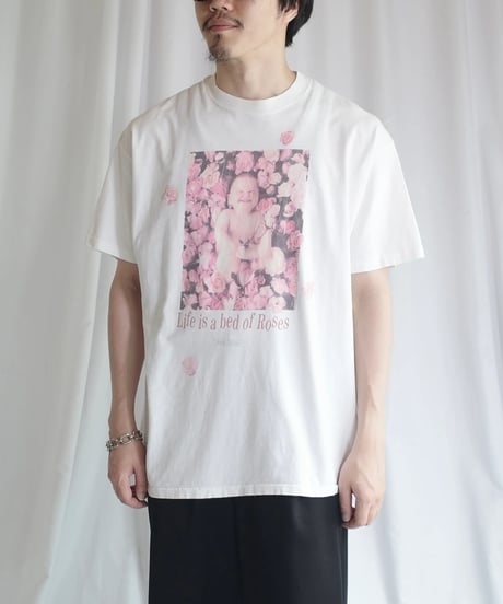 93's Flower Design T-Shirts -1 Made in USA