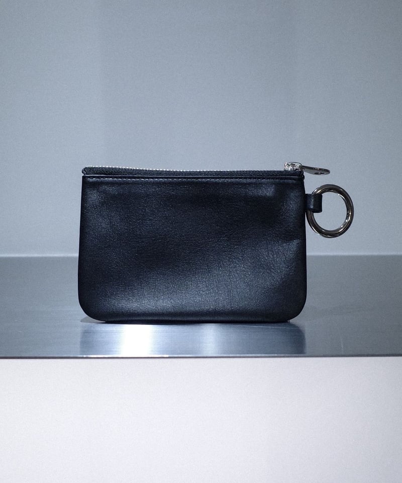 Made in ASAKUSA” LEATHER SMALL WALLET -BLACK-