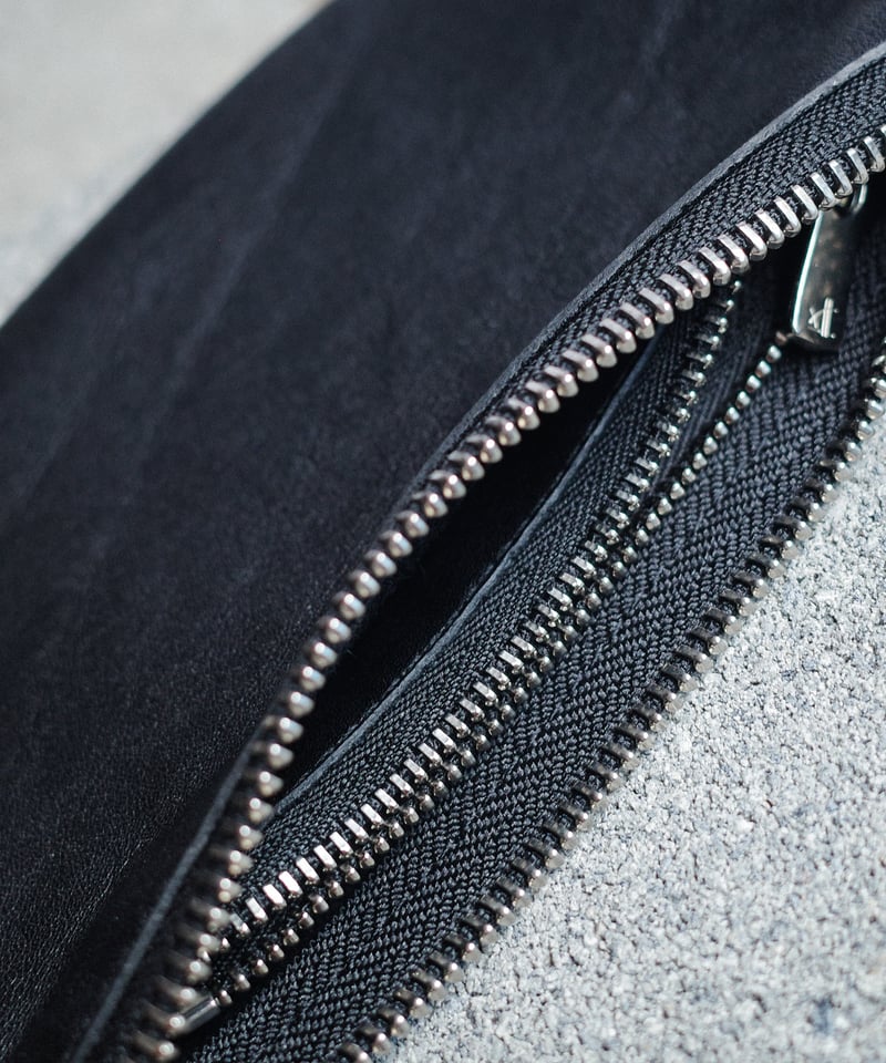 Made in ASAKUSA LEATHER レザースモールウォレット　財布 Made in ASAKUSA” LEATHER SMALL WALLET -BLACK-