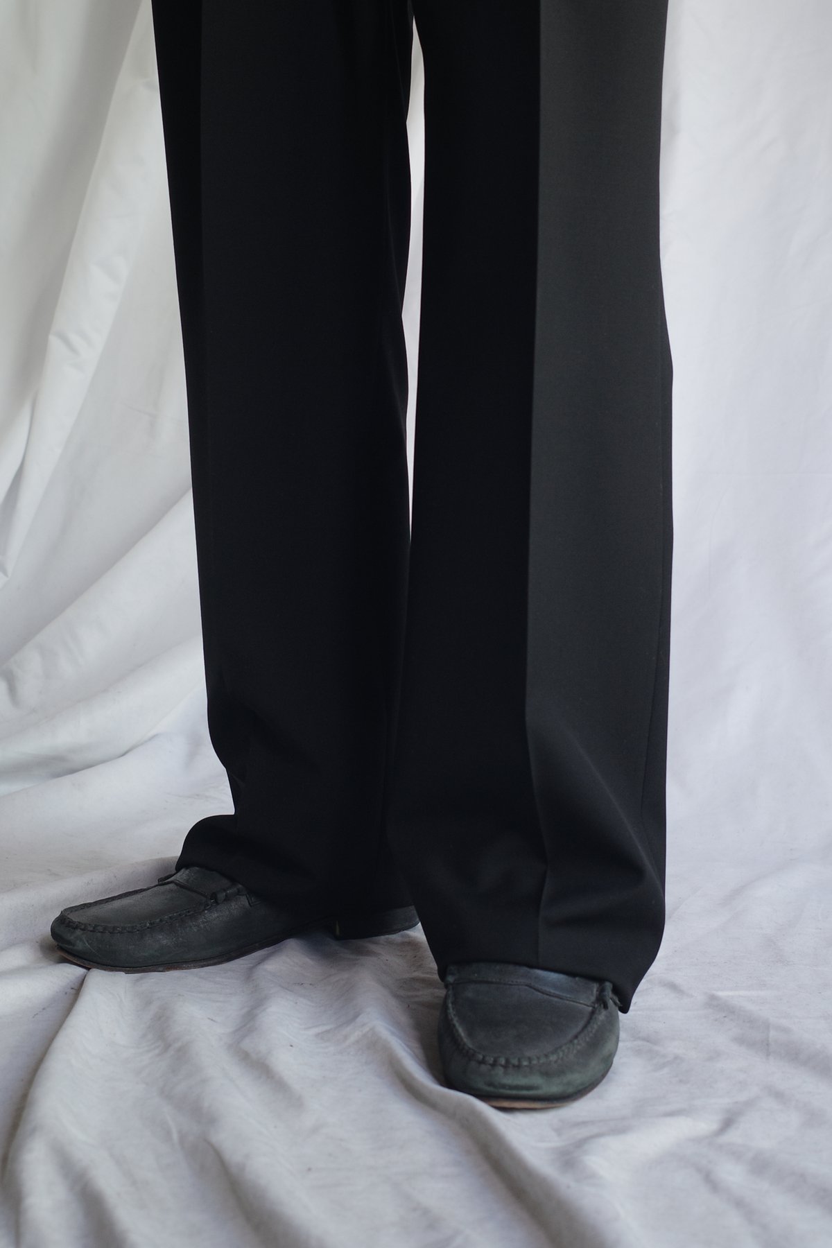 NEAT Wool Poplin Wide -Black | DAMAGEDONE 2nd