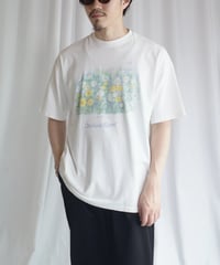 90's Flower Design T-Shirts -5 Made in USA