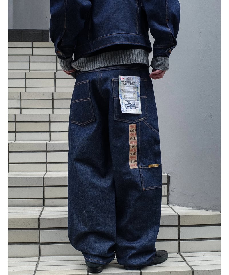 Prison Blues Double Knee Denim Work Jeans | DAM