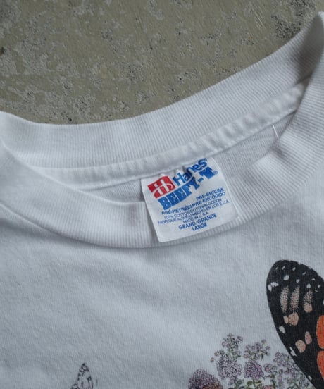 90's Flower Design T-Shirts -22 Made in USA