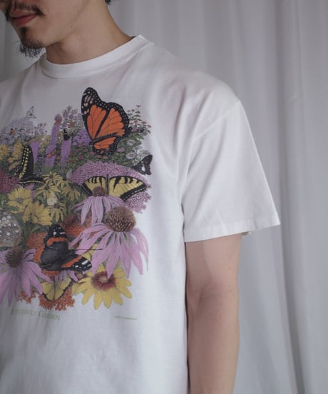 90's Flower Design T-Shirts -22 Made in USA