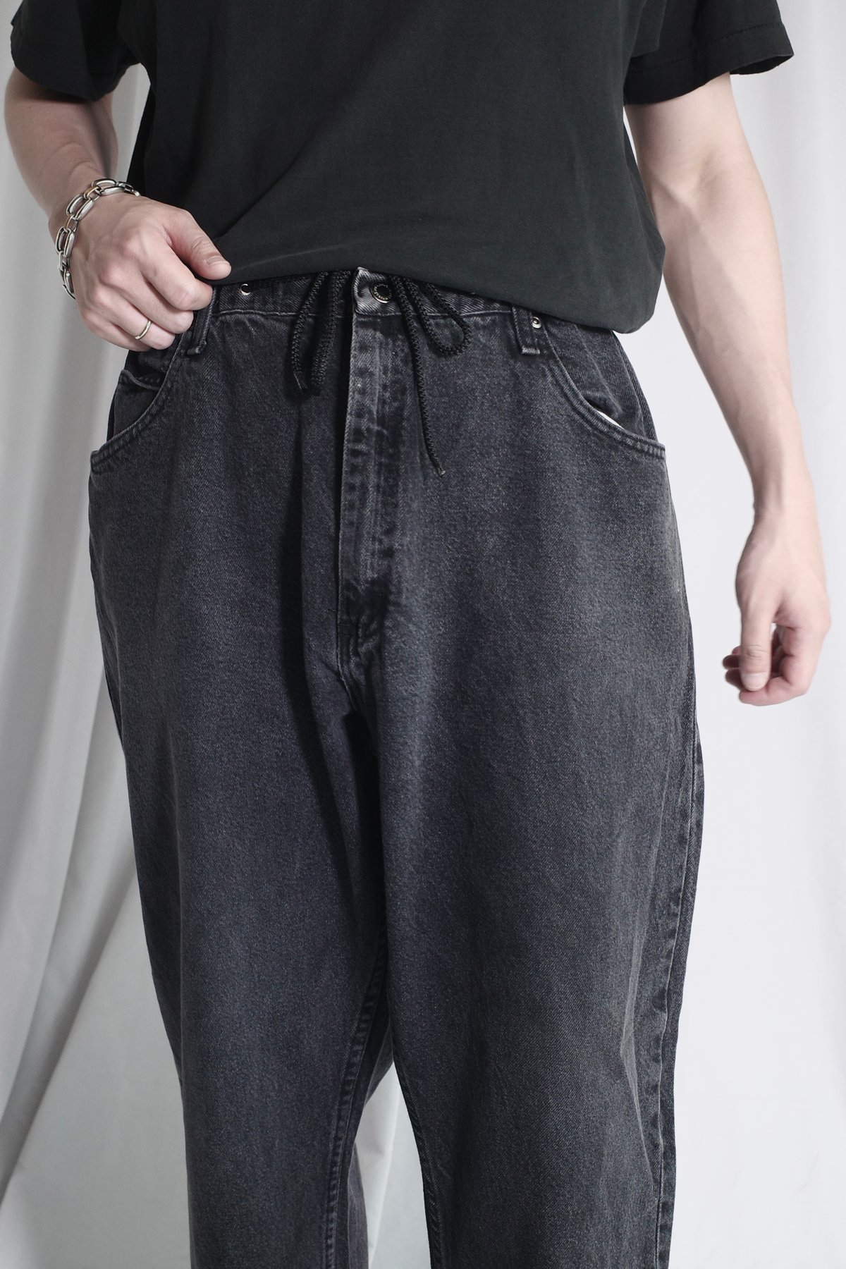 Wrangler Remake Black Denim -9 | DAMAGEDONE 2nd