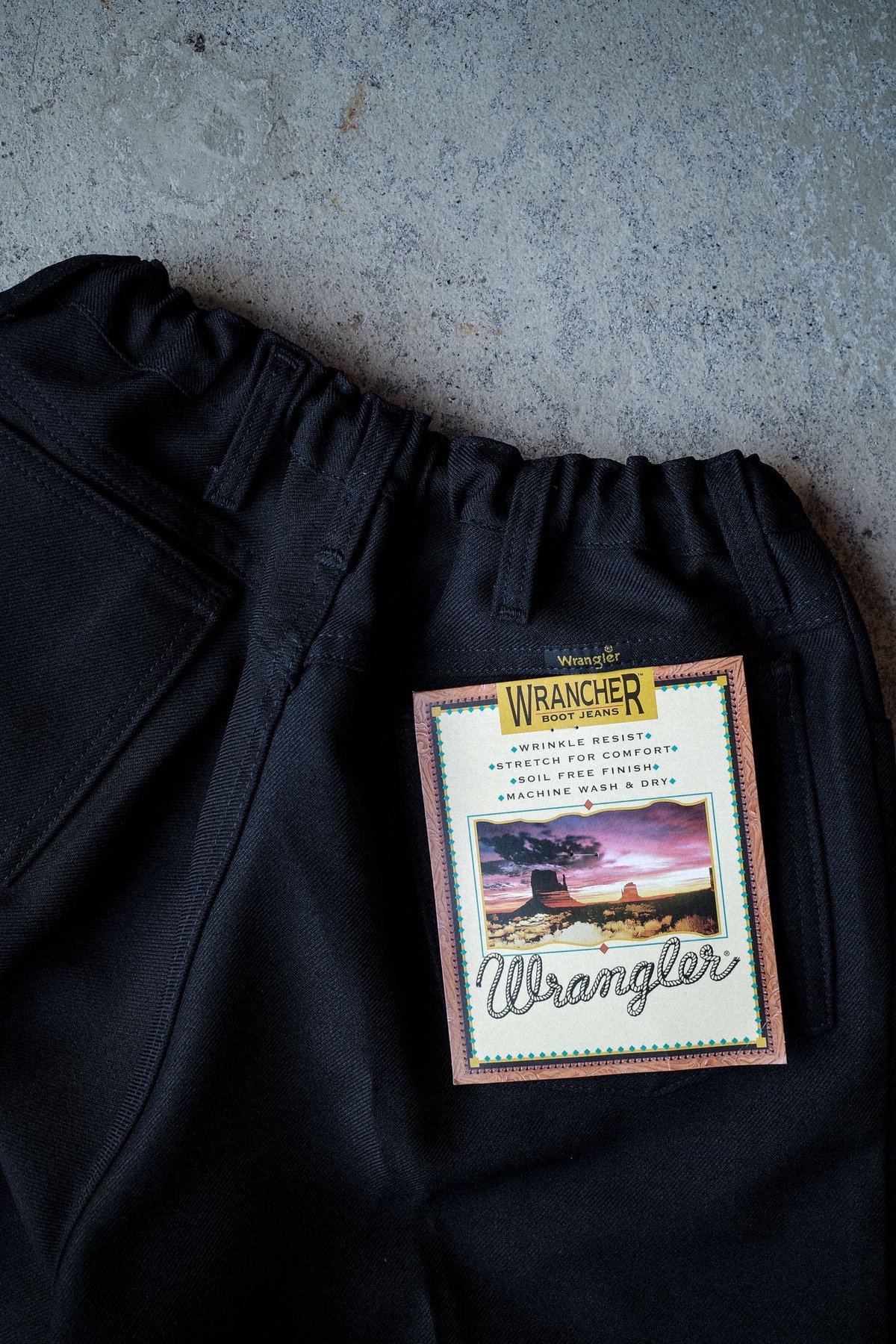 WRANGLER REMAKE STA-PREST WRANCHER DRESS JEANS
