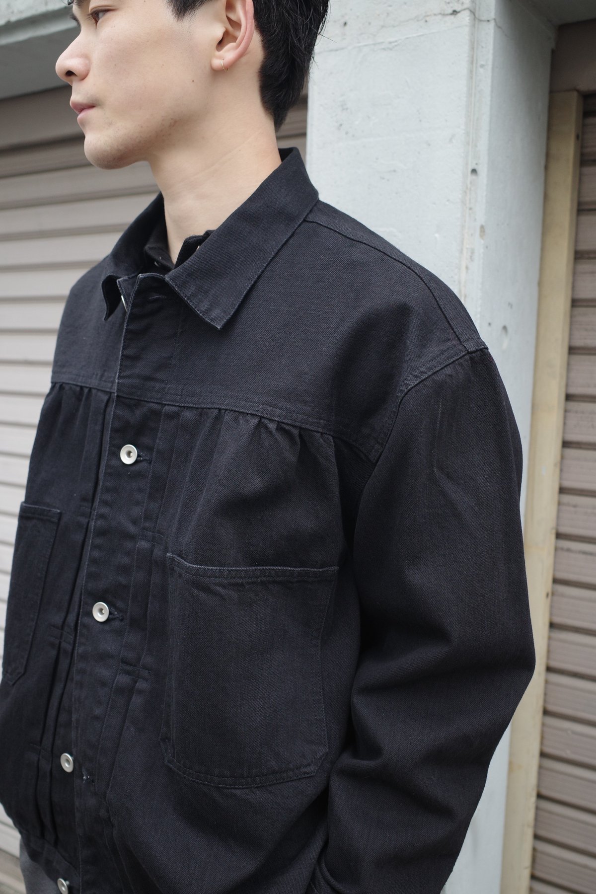 Porter Classic Steinbeck Denim Jacket -Black |