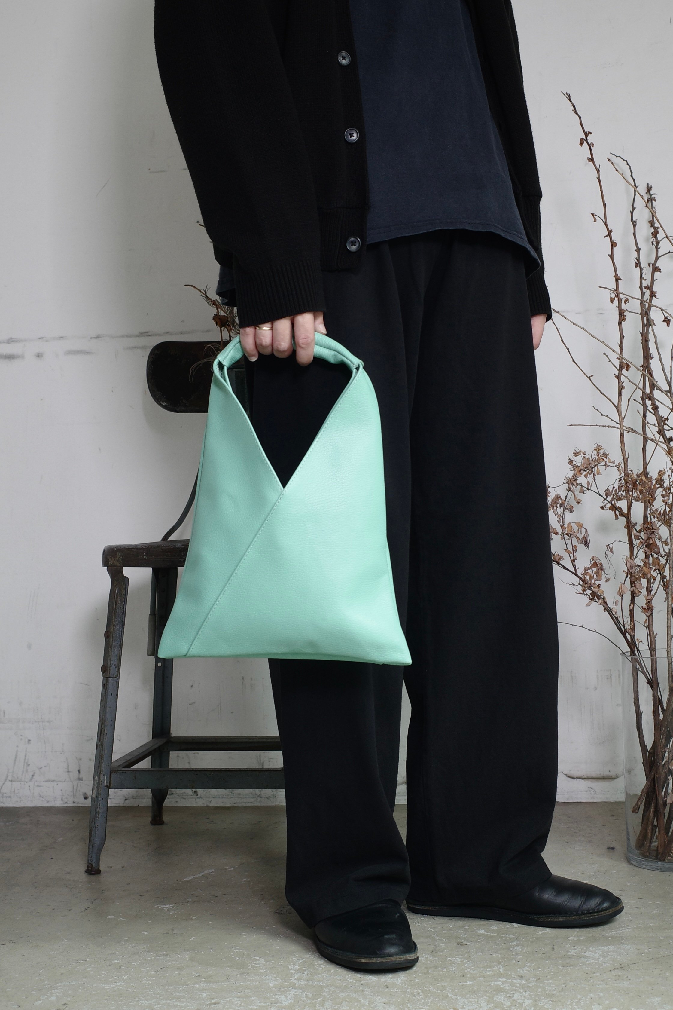 MARLON FIRENZE Calf Leather MINI GISELLE -Menta