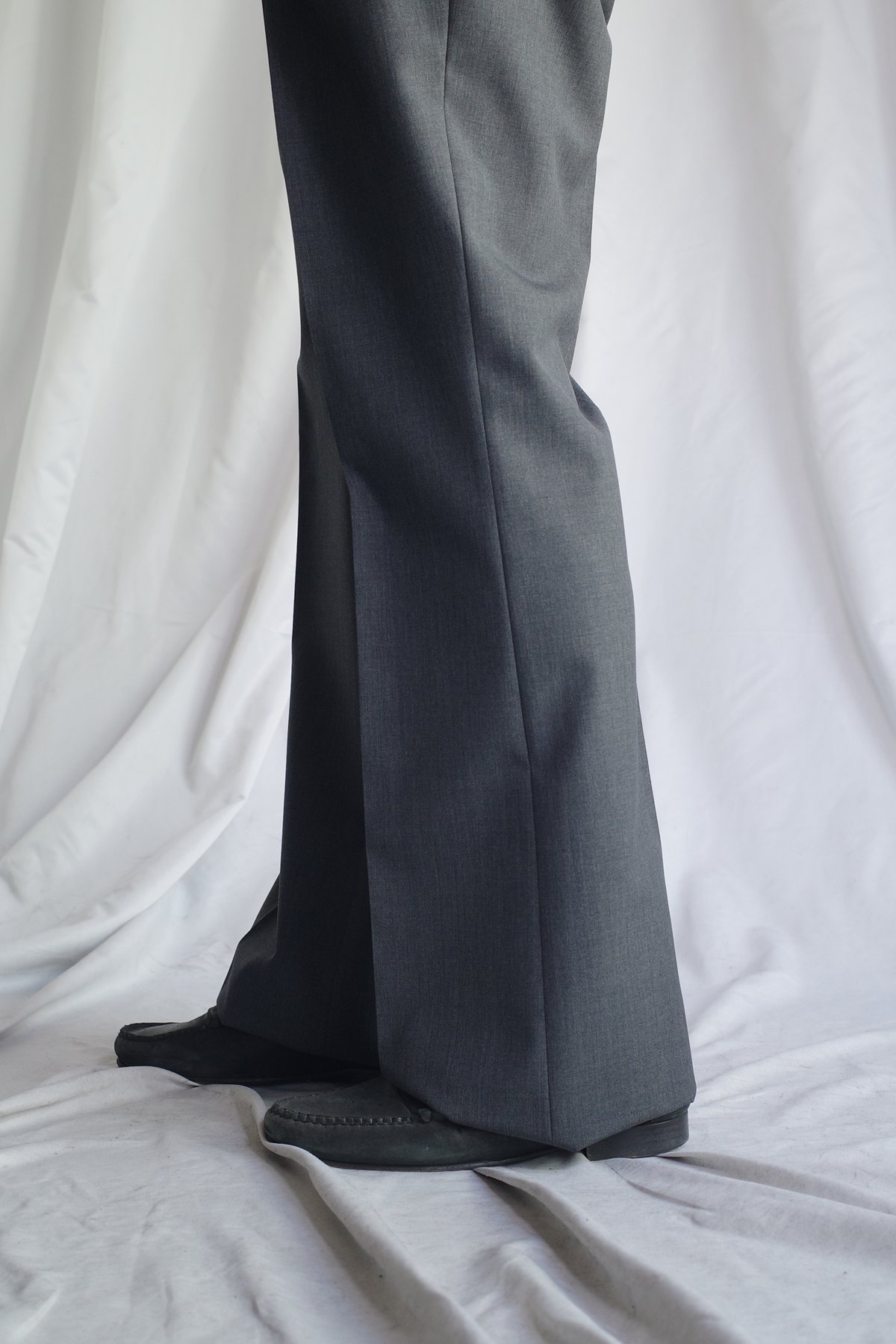 NEAT Wool Poplin Flare -Gray | DAMAGEDONE 2nd