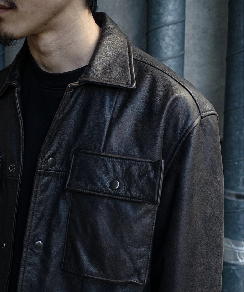 OLD GAP Leather Jacket -3 | DAMAGEDONE 2nd
