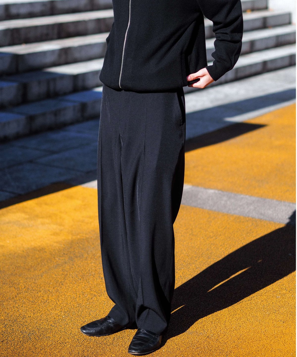 SEABEES × DAMAGE DONE2ND Jersey Fabric Slacks -