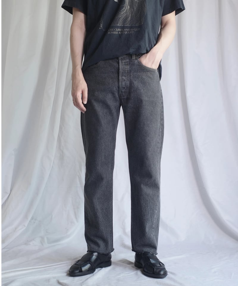 90's USA製 LEVI’S 501 先染めブラック W36L30 90's Levi's 501 Black 先染め USA製 W33/L32 | DESERTSNOW
