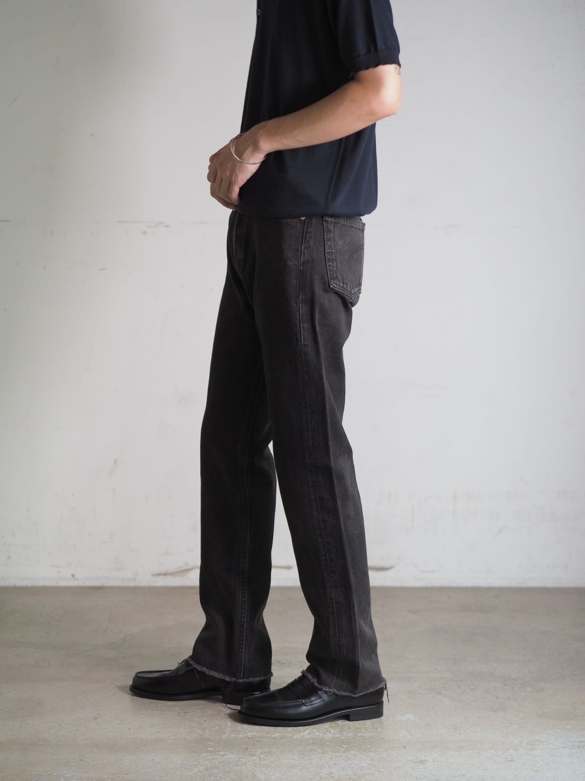 96s Levi's 501 Black 