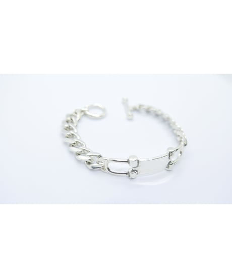 meian sterling silver "mex ID" bracelet