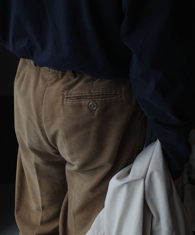 90-00s Emporio Armani Moleskin Trousers 