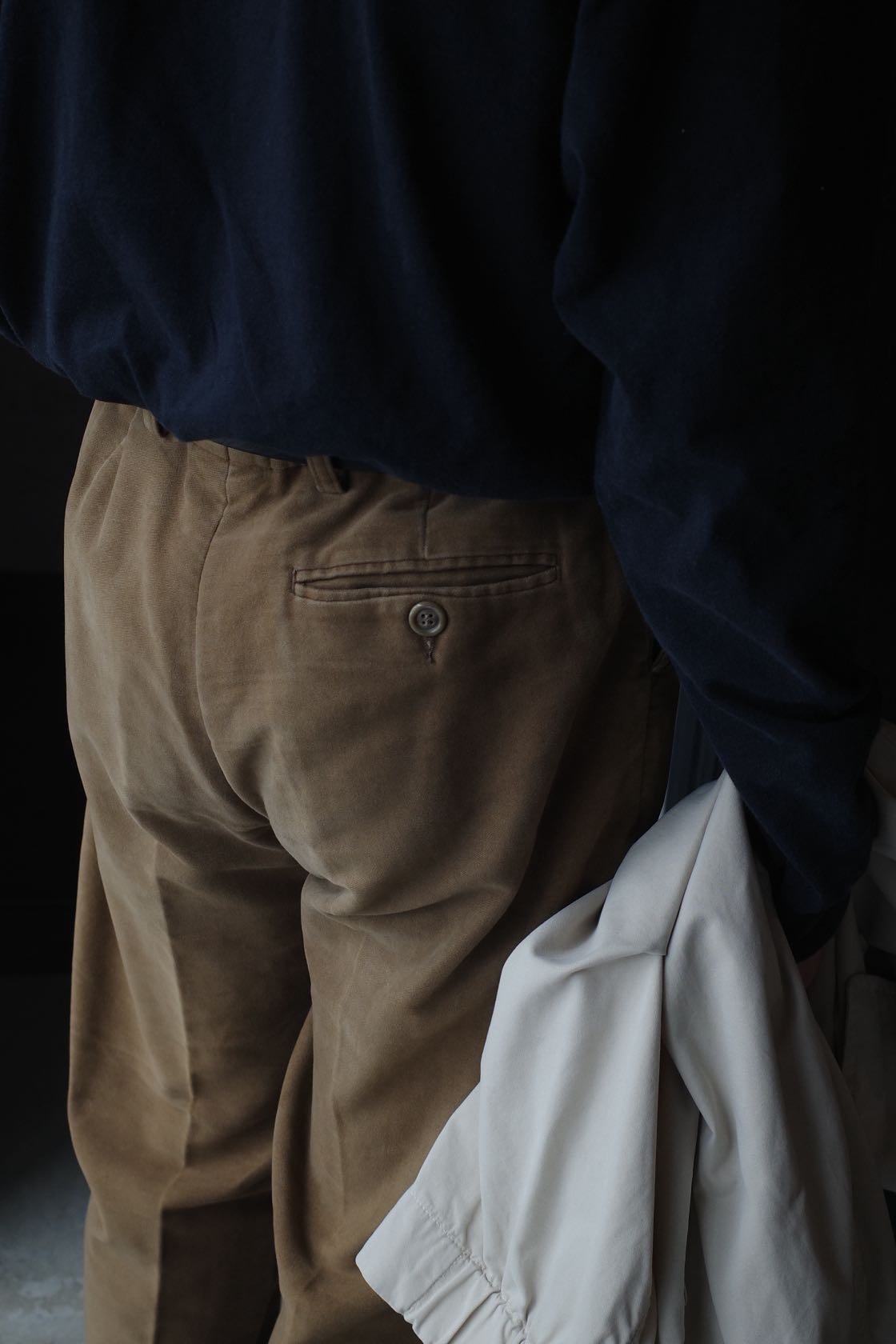 90-00s Emporio Armani Moleskin Trousers 