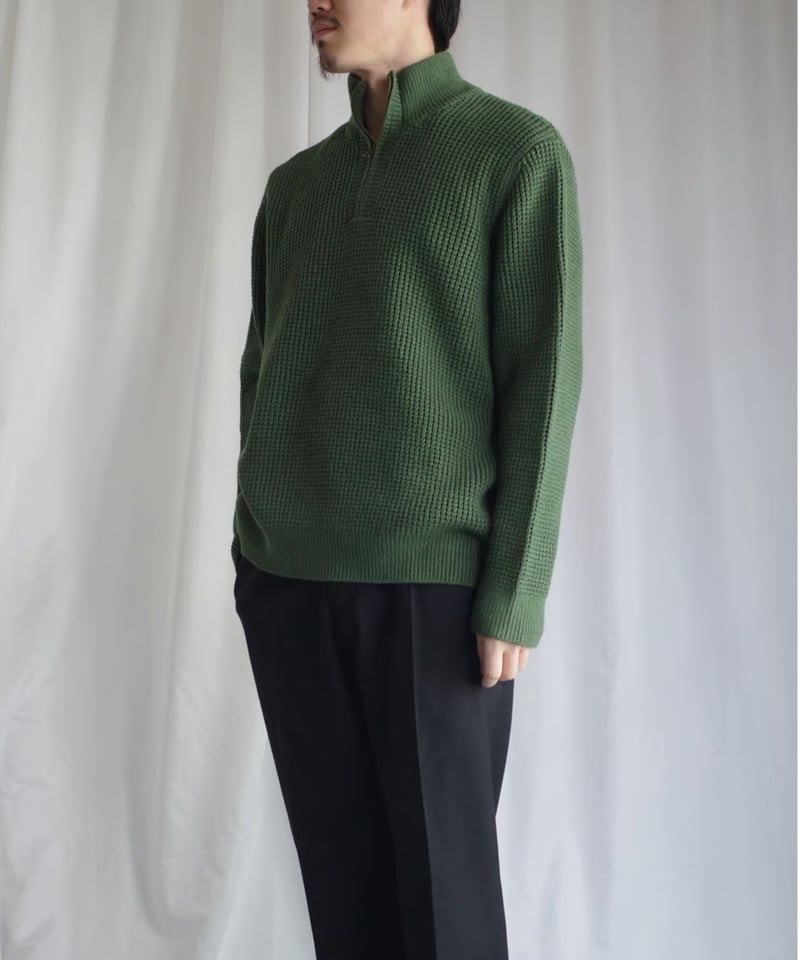 L.L.Bean Cotton Half Zip Knit -56 | DAMAGEDONE 2nd