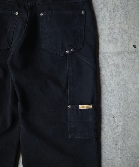 Prison Blues Double Knee Denim Work Jeans -Fade Black