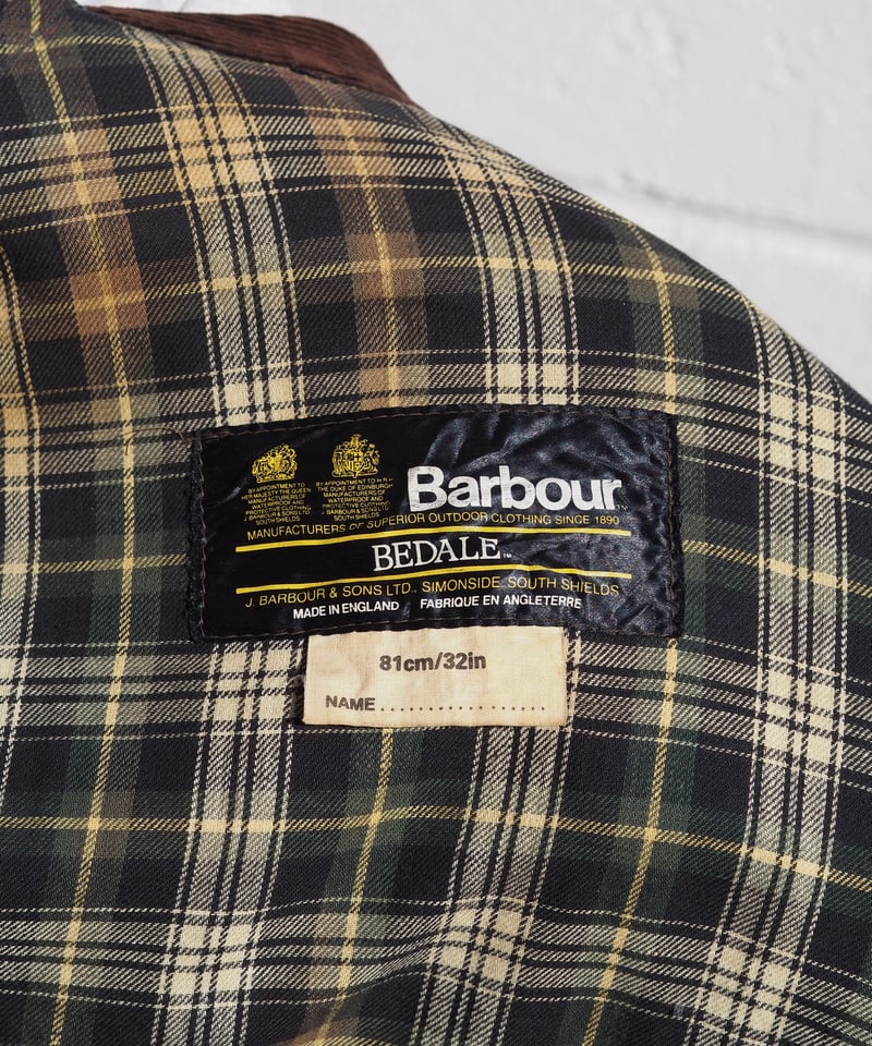 ふーたろう様限定　Barbour Bedale Original 復刻モデル ふーたろう様限定 Barbour Bedale Original 復刻モデル