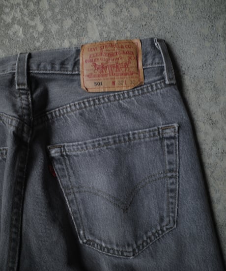 97's Levi's 501 先染めBlack Denim Pants #2 Made in USA