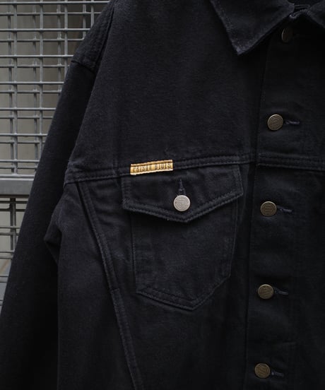 Prison Blues Denim Western Jacket -Fade Black