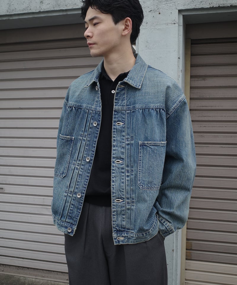 Porter Classic STEINBECK インディゴ デニムジャケット Porter Classic - STEINBECK DENIM JACKET (INDIGO) - スタインベック