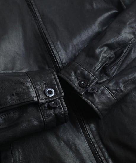 DKNY Leather/Nylon Reversible Jacket