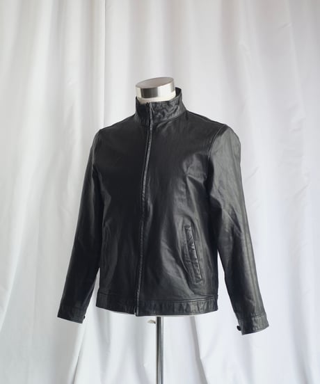 DKNY Leather/Nylon Reversible Jacket