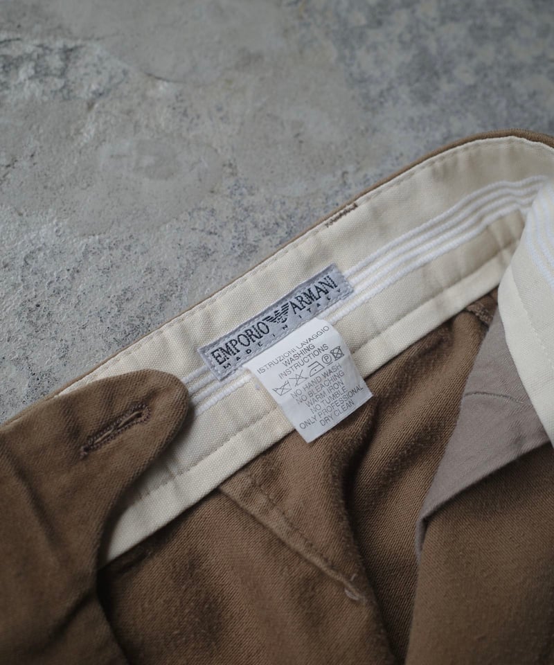 90-00s Emporio Armani Moleskin Trousers 