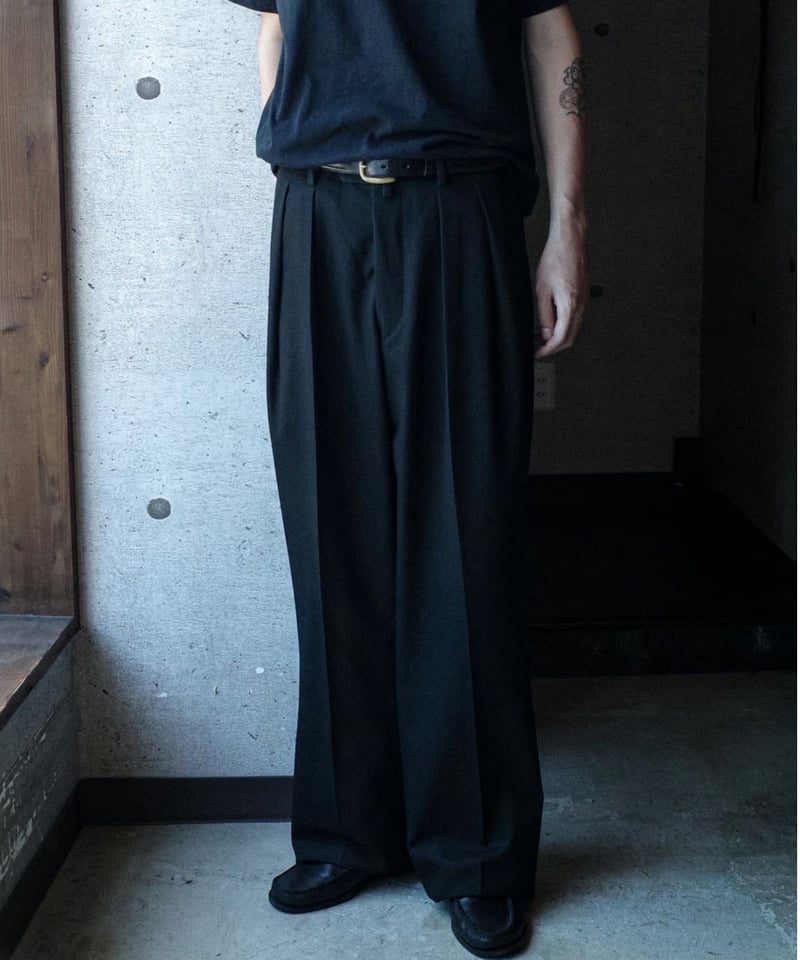 NEAT Cotton Long Pants Navy size 32 綿パン コットンパンツ ネイビー