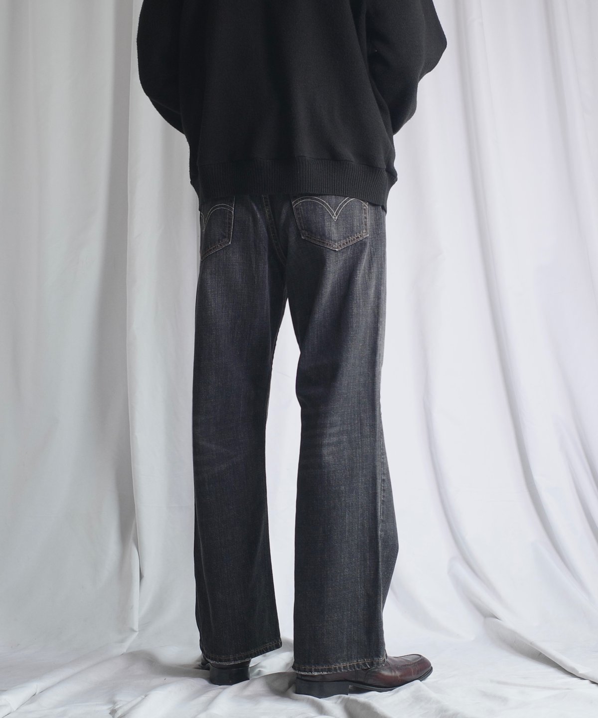 デッドストック Levi's 567 リーバイス デニム パンツ 黒 32x30 Deadstock Levi's 567 Denim Pants -Black #1274 |