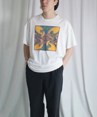 Various White Design Tee -25