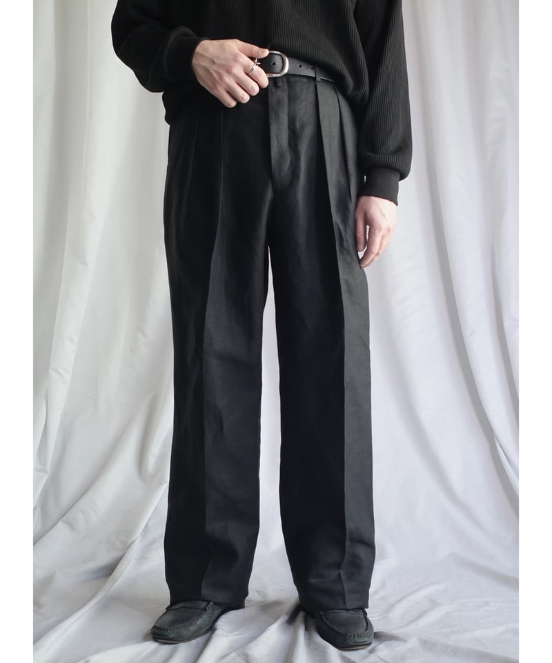 NEAT Spence Bryson Linen Wide -Black | DAMAGEDO
