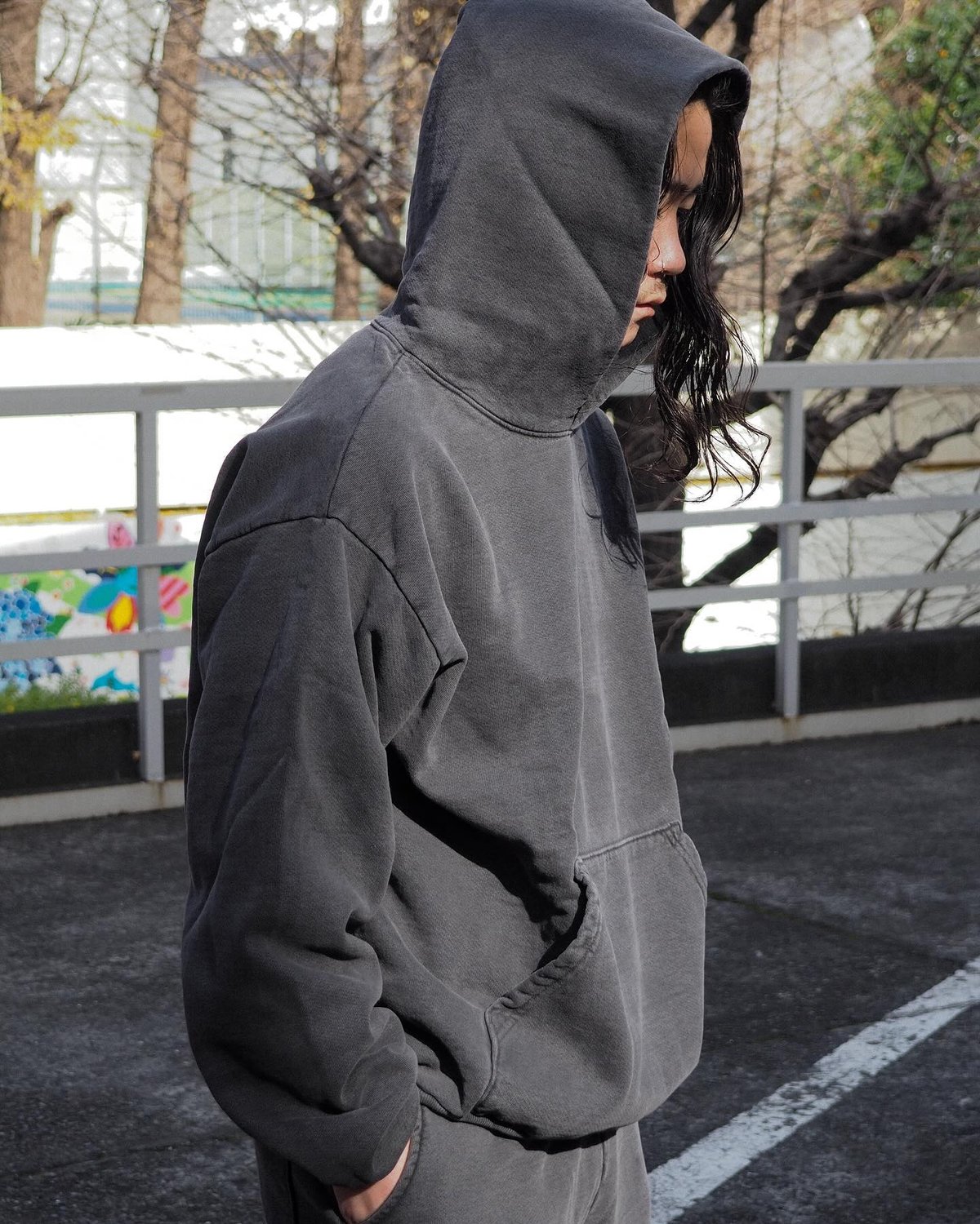 年末特価！Los Angeles Apparel 14oz  Hoodie Los Angeles Apparel 14oz Sweat Hooded Pullover