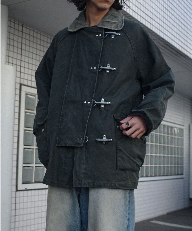 Old Fay Fireman Detail Jacket -3 Made in USA |