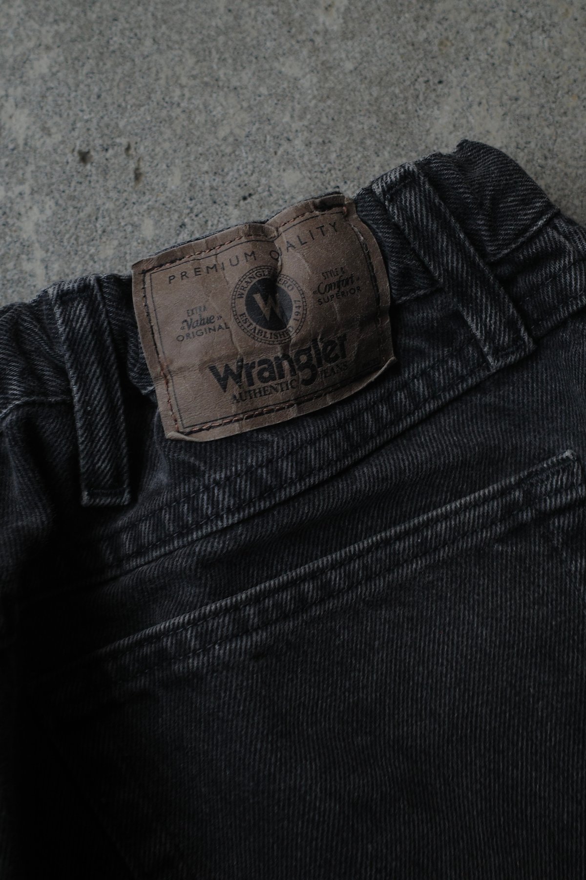 Wrangler Remake Black Denim -8 | DAMAGEDONE 2nd